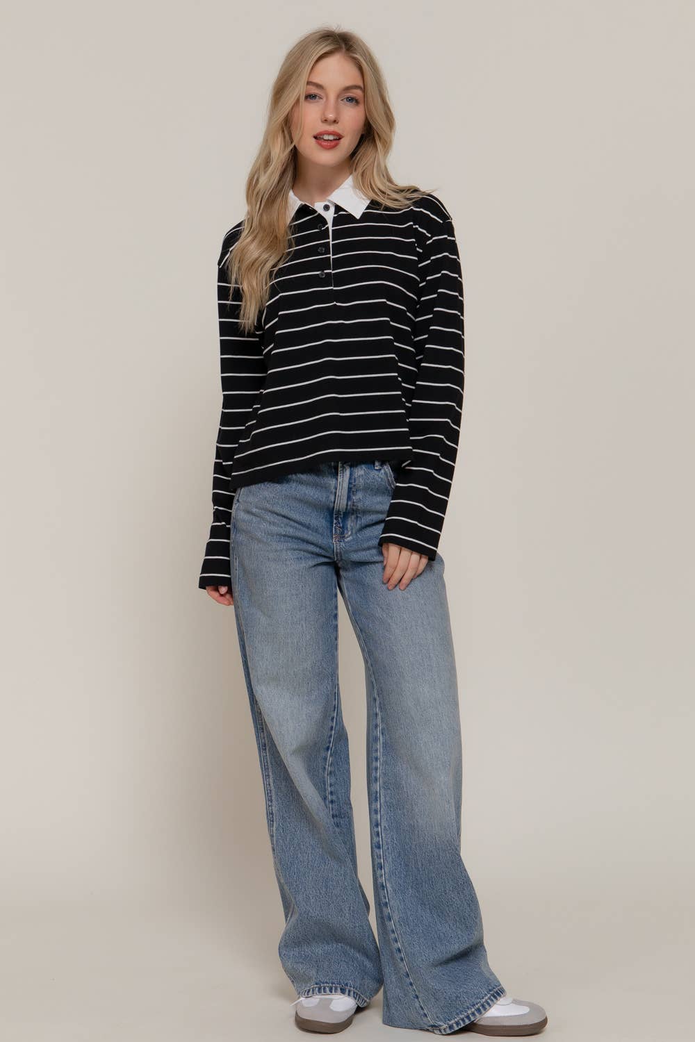 Long Sleeve Polo Shirt