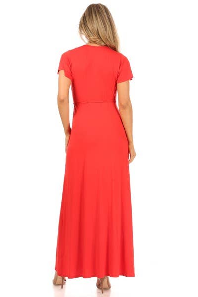 Short Sleeve Maxi Dress