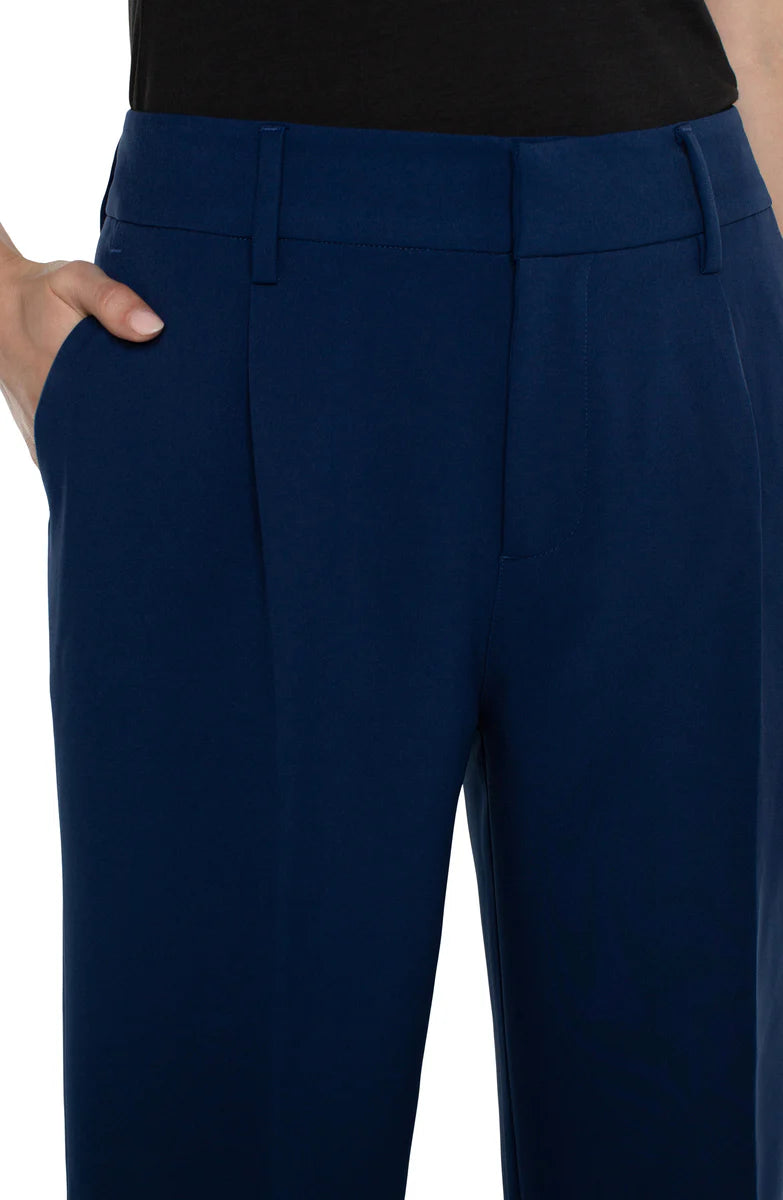 Liverpool Hi-Rise Pleated Trouser (32" inseam) (galaxy)