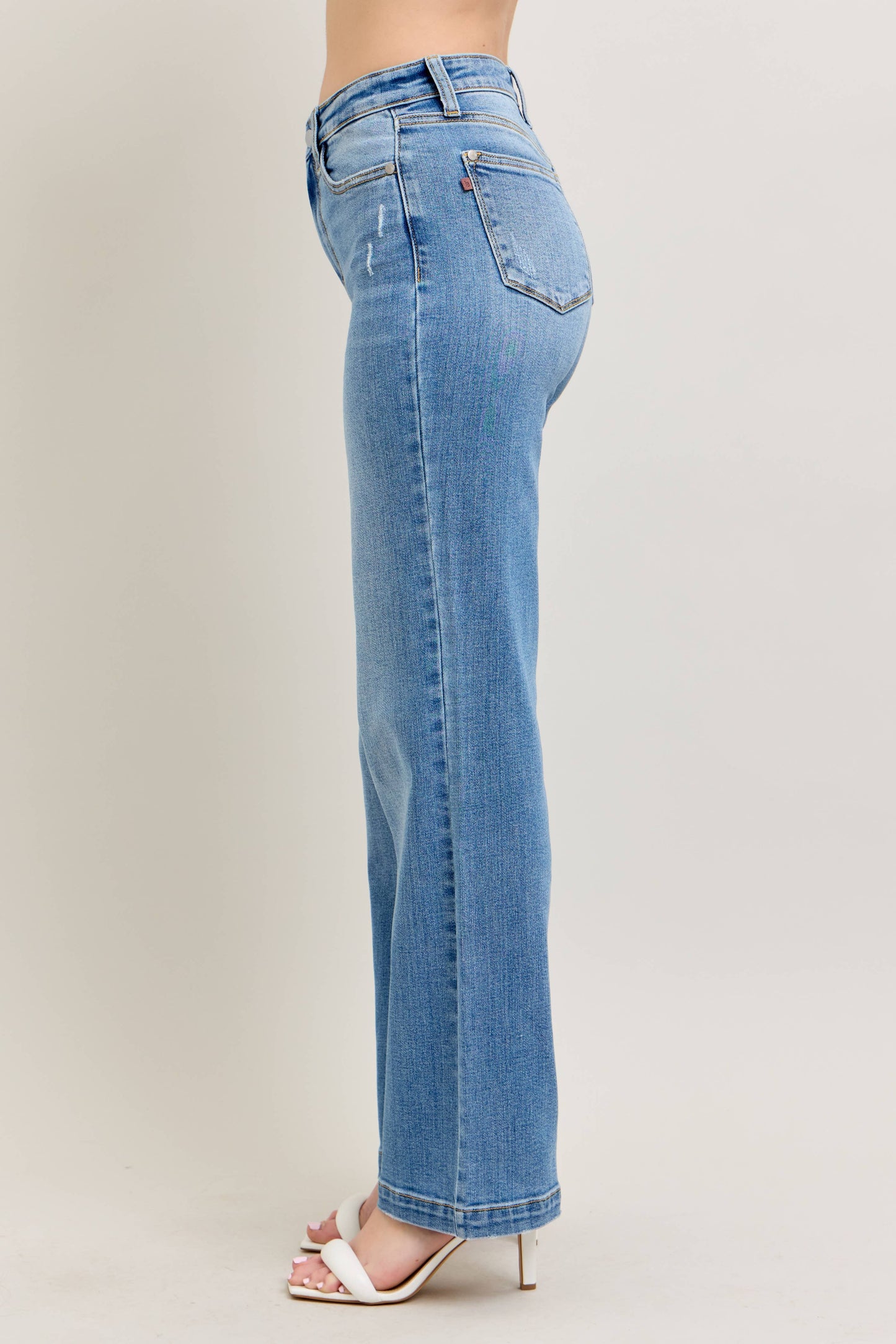 Judy Blue High Waisted Trouser Straight Fit