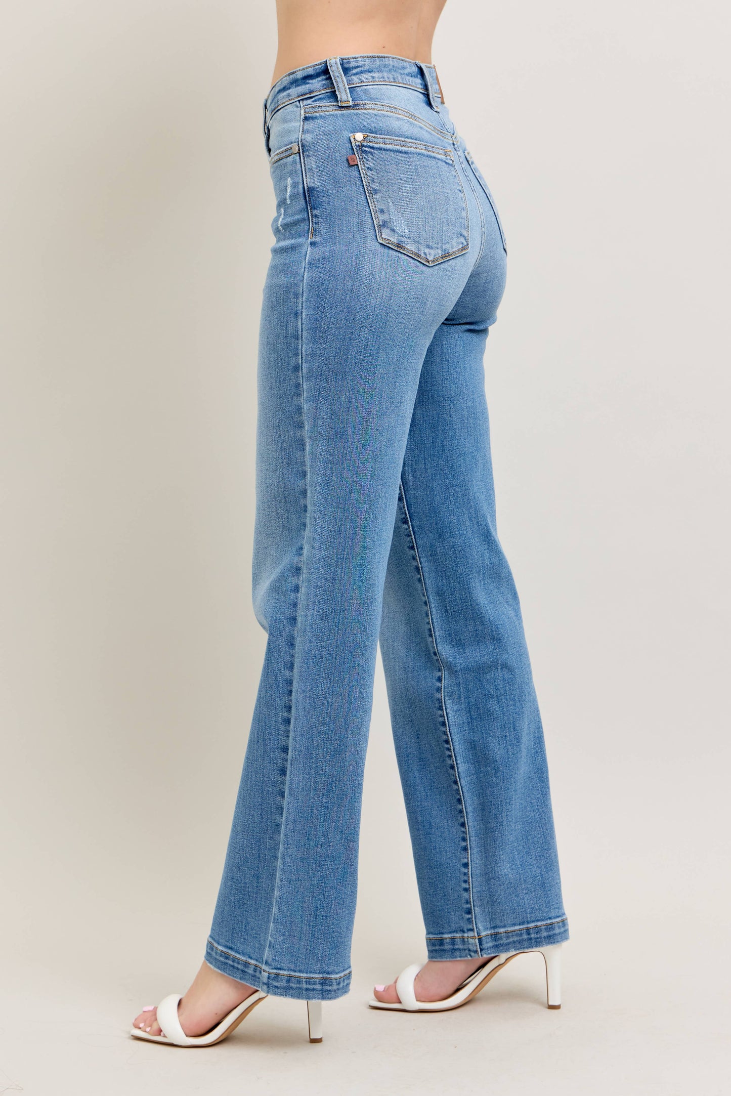 Judy Blue High Waisted Trouser Straight Fit