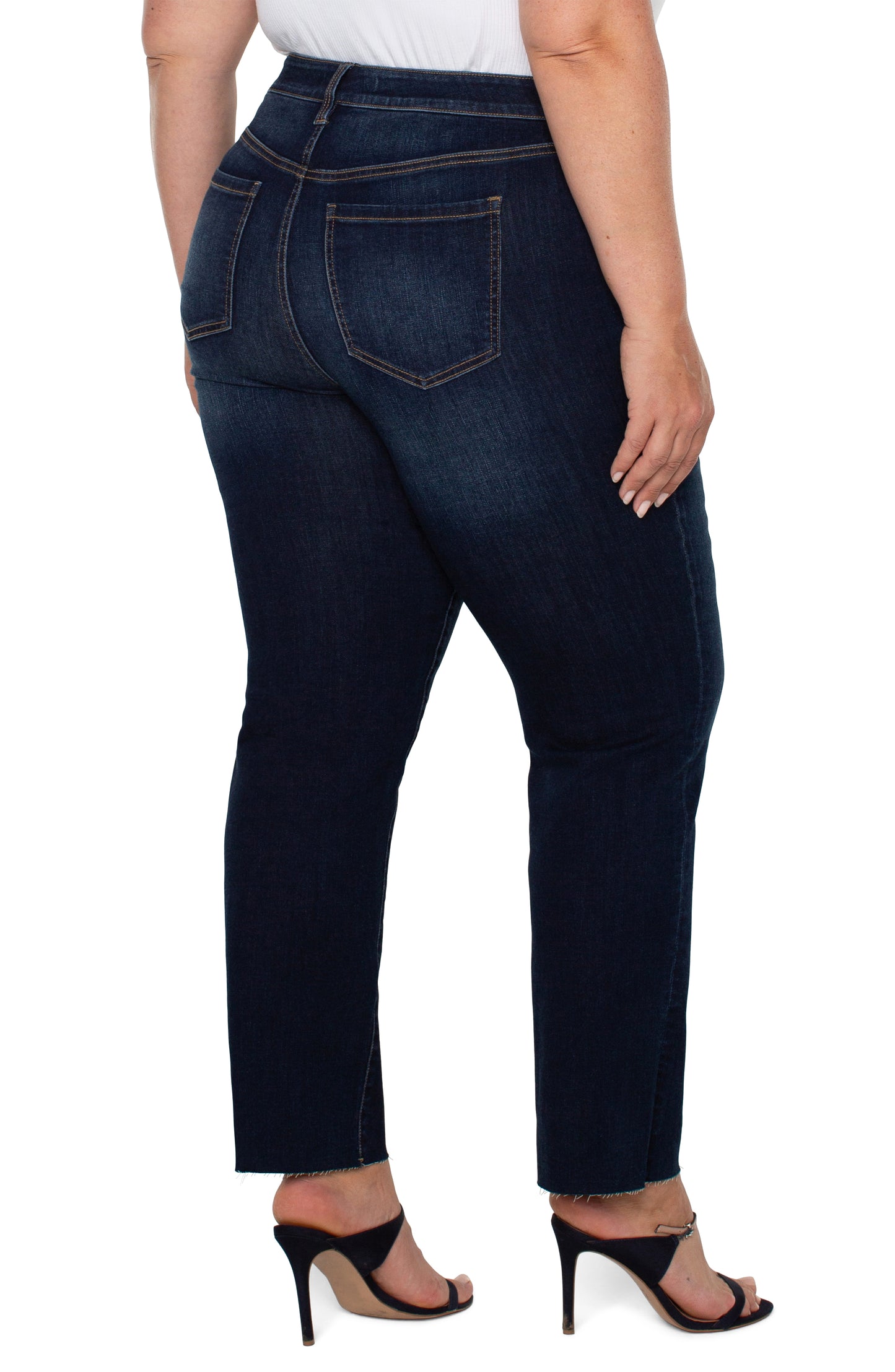 Liverpool Kennedy Straight w/ cut hem Plus (Size 30" inseam) (Clover)