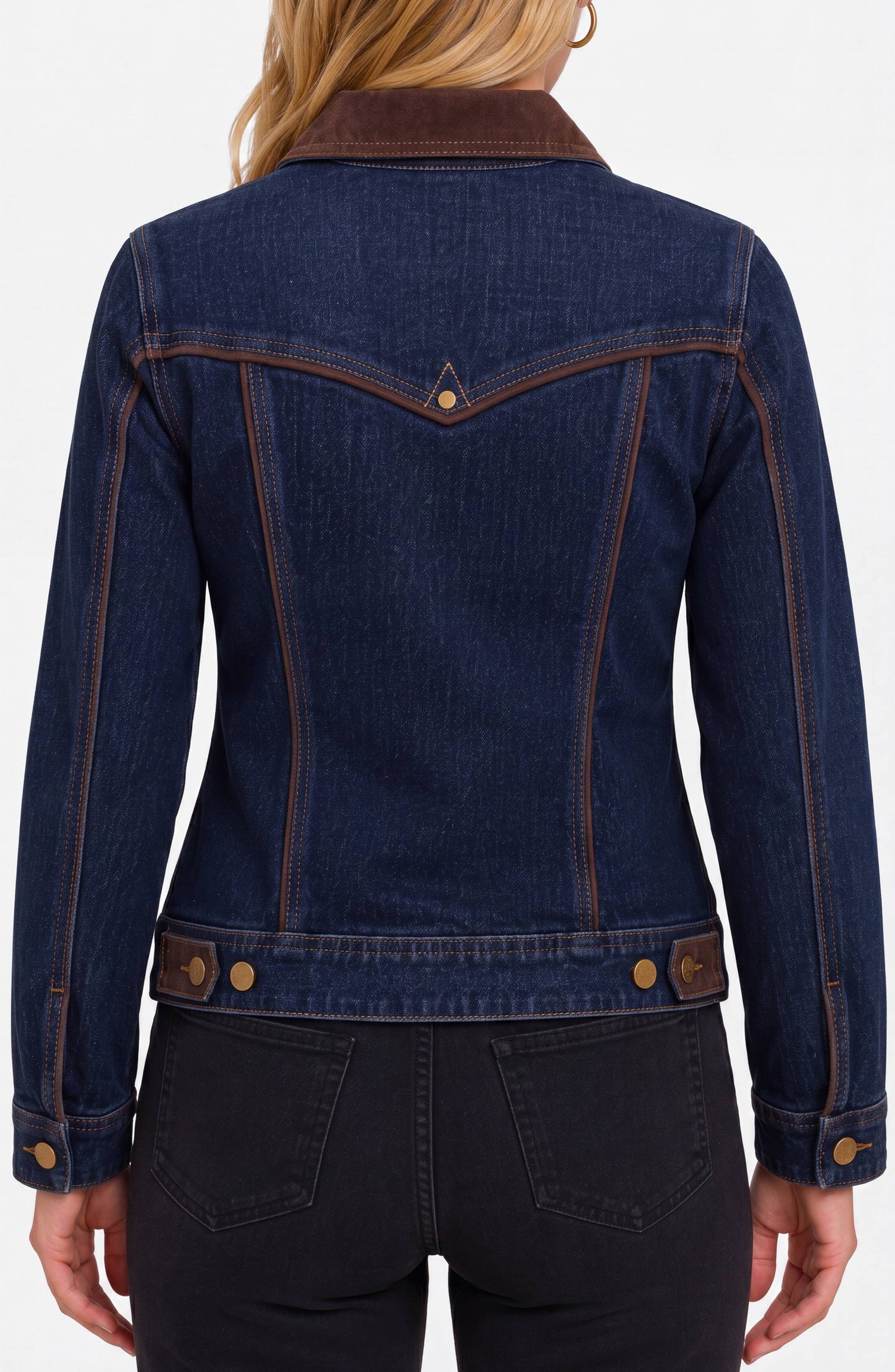 Liverpool Classic Trucker Jacket W/ Velvet Detailing