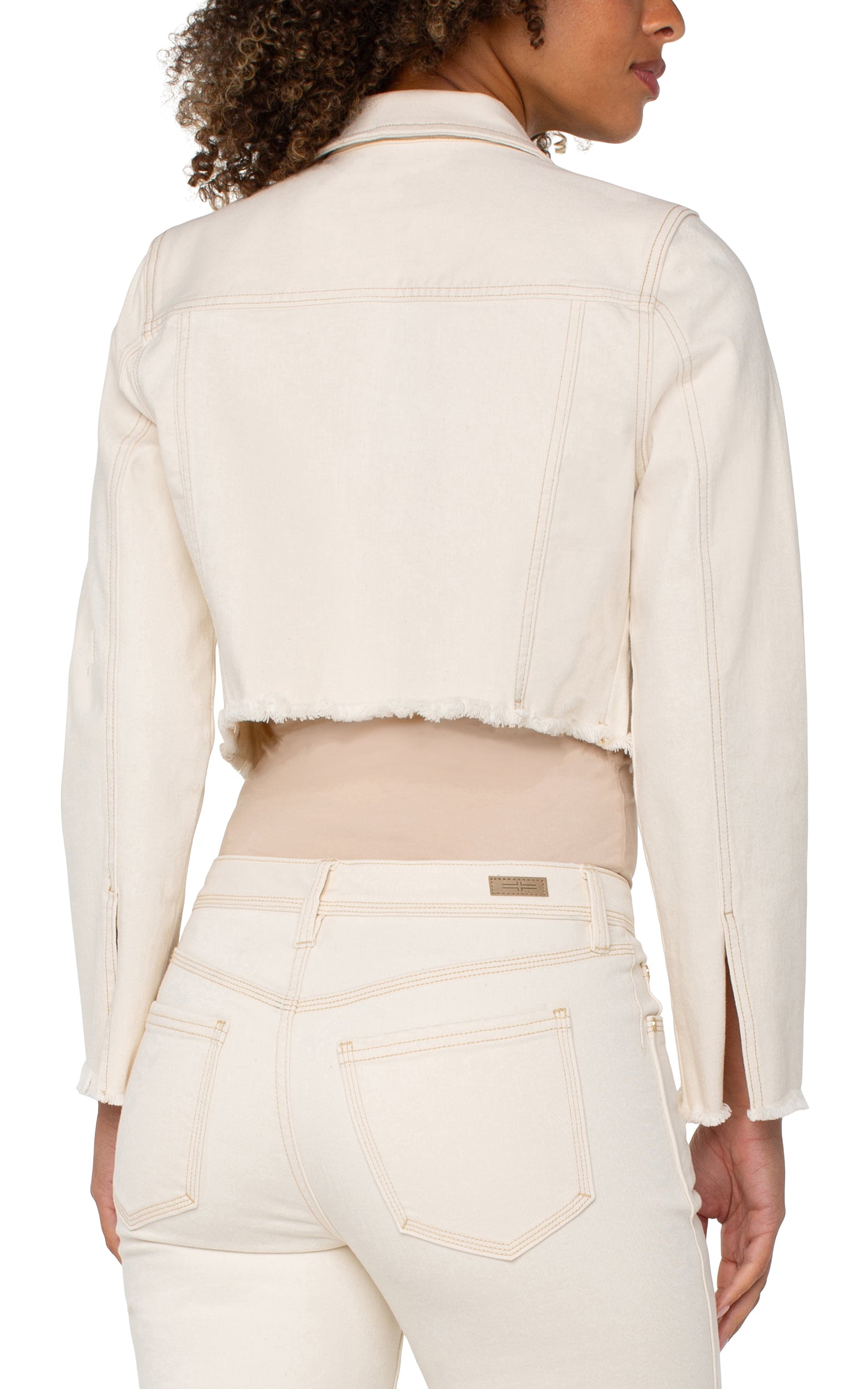 Liverpool Jacket w/ Fray Hem (Seaside Dunes)