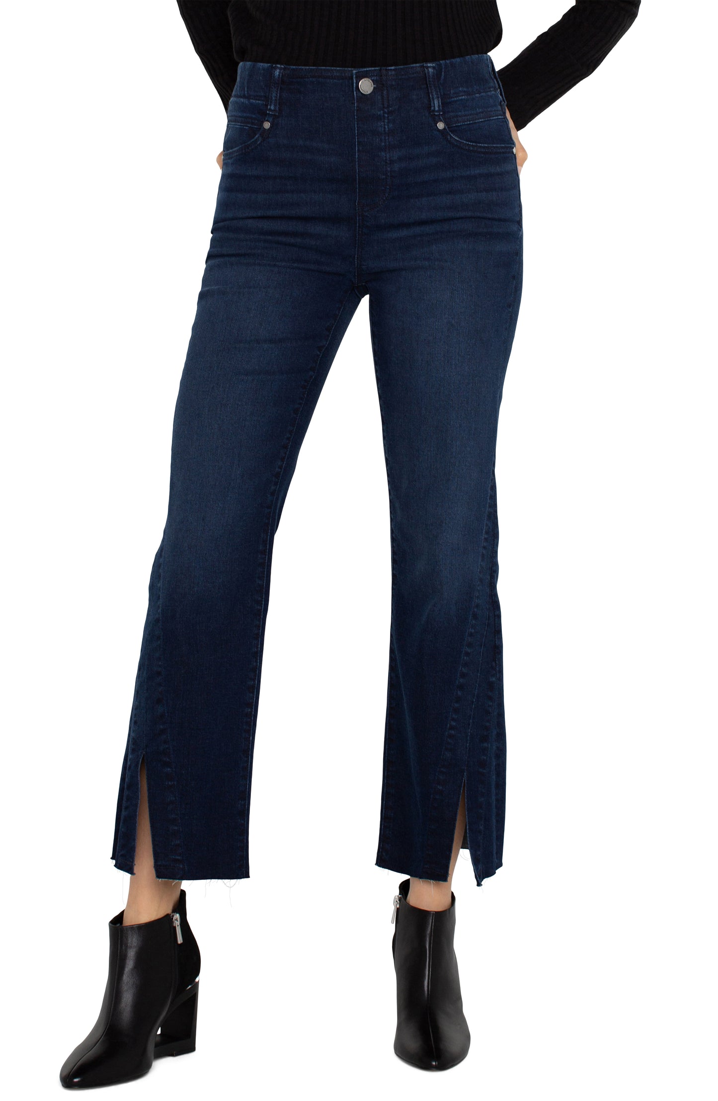 Liverpool Gia Glider Crop Flare Twisted Seam (27" inseam) (Banning)
