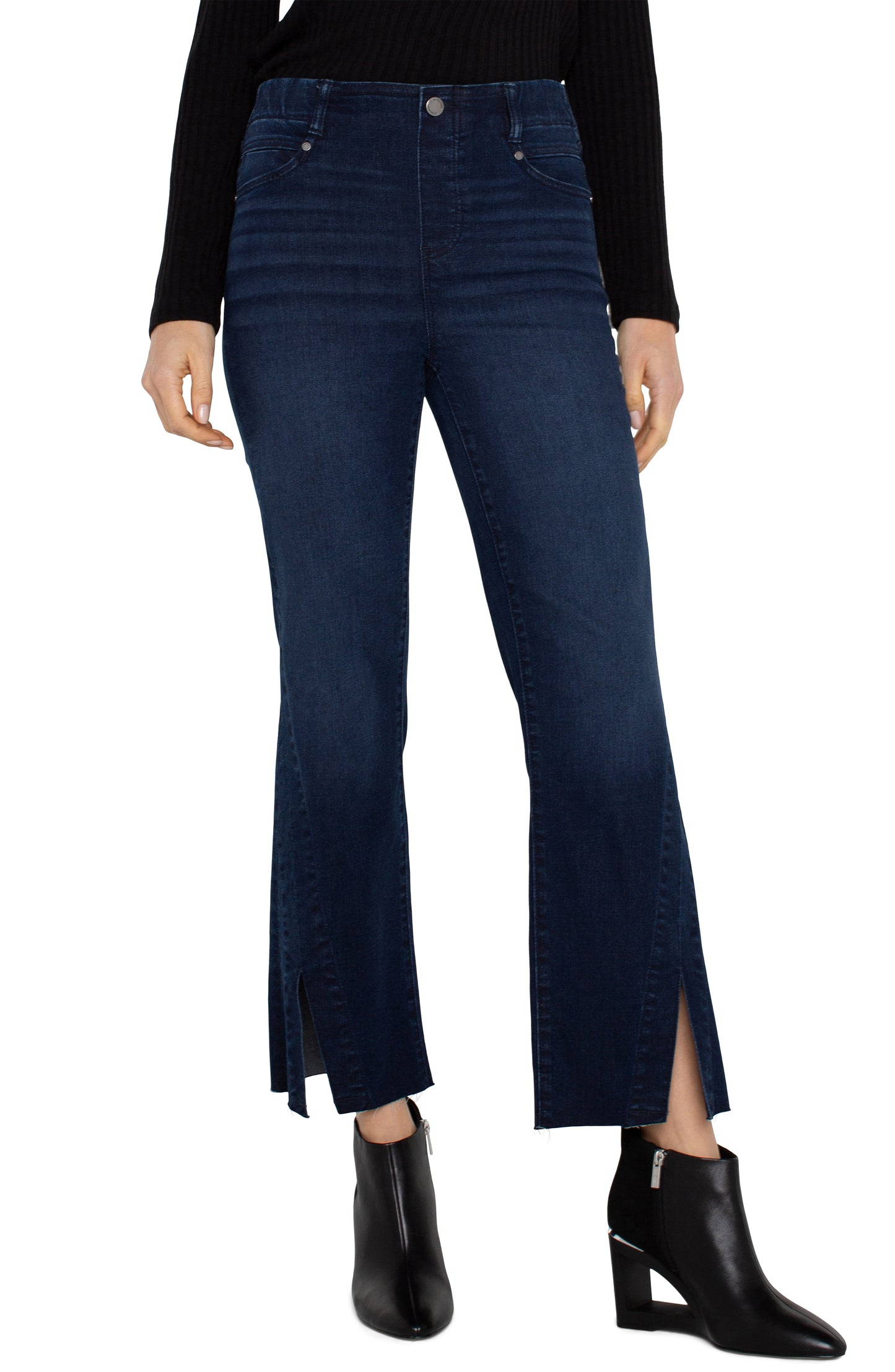 Liverpool Gia Glider Crop Flare Twisted Seam (27" inseam) (Banning)