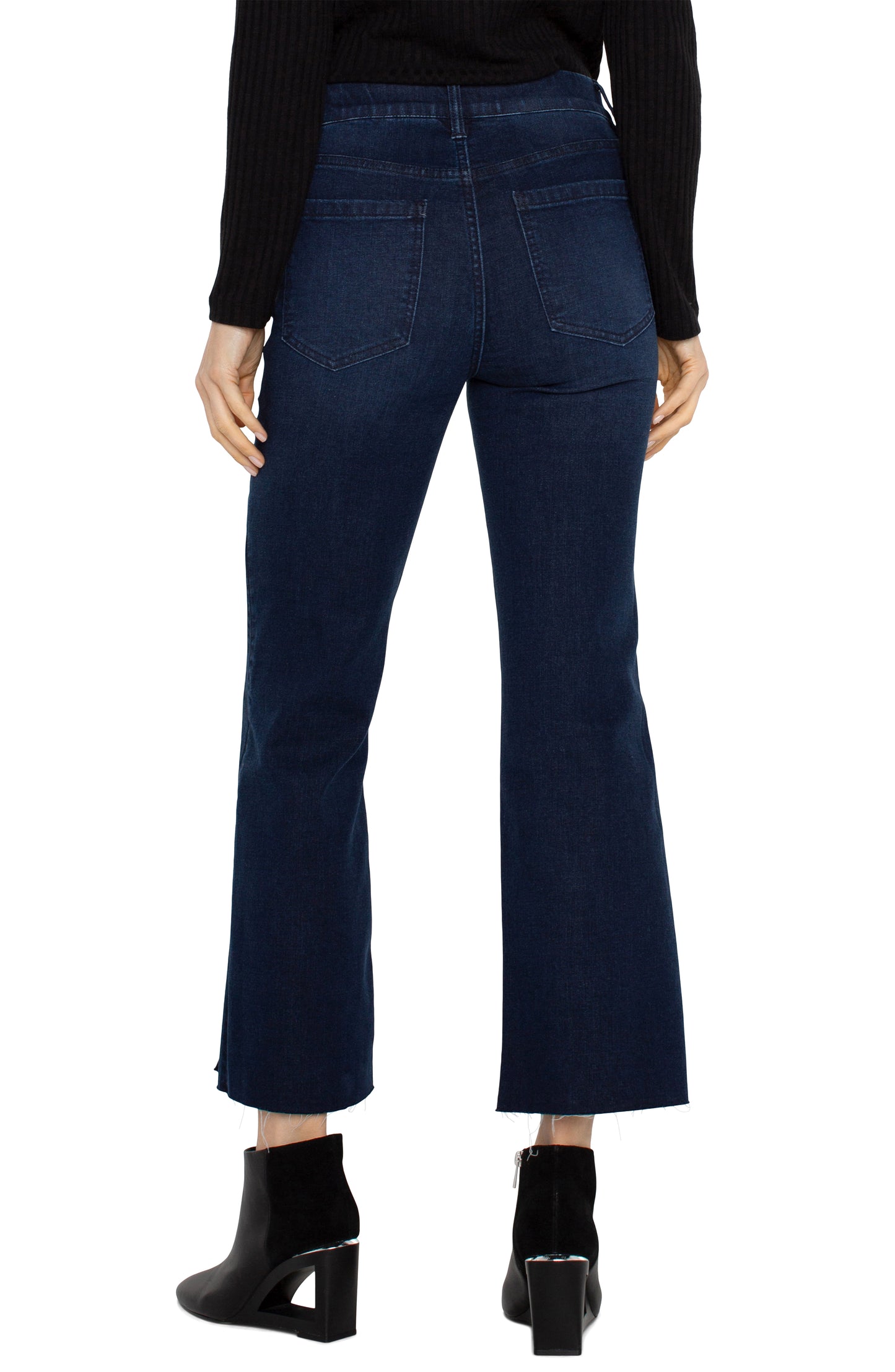 Liverpool Gia Glider Crop Flare Twisted Seam (27" inseam) (Banning)
