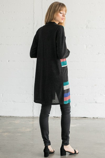 Multi Stripe Cardigan