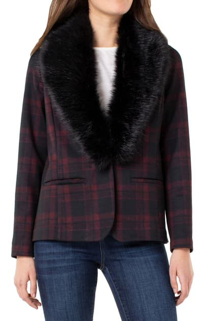 Liverpool Fitted Blazer w fur