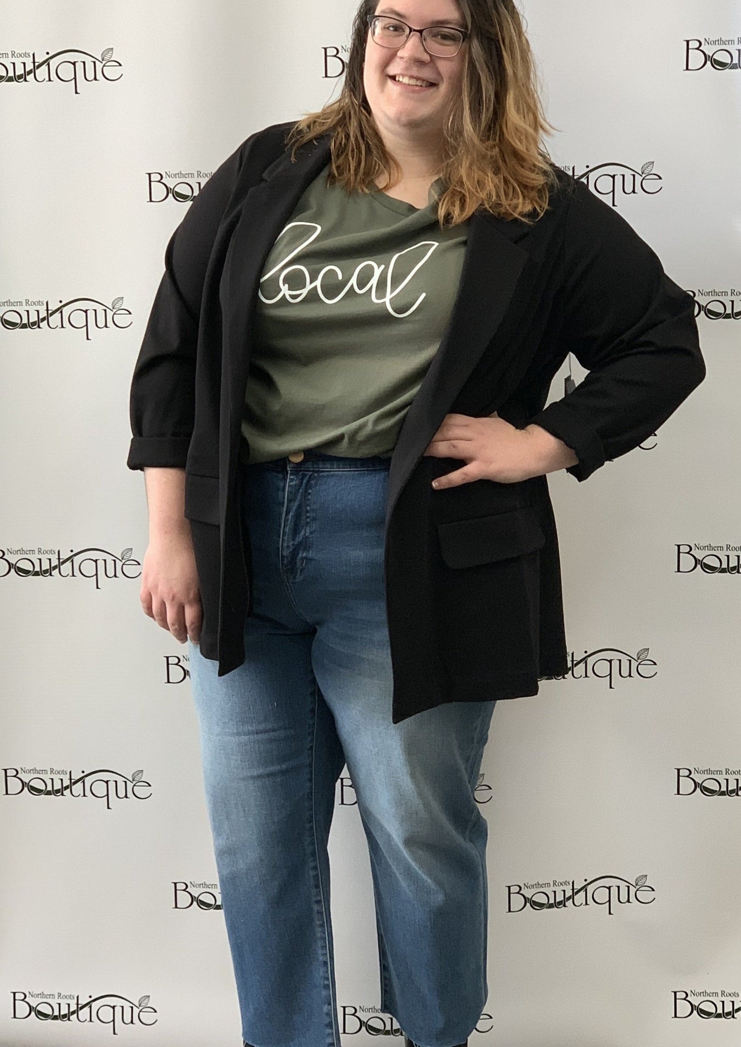Liverpool Plus Boyfriend Blazer w/ Princess Darts