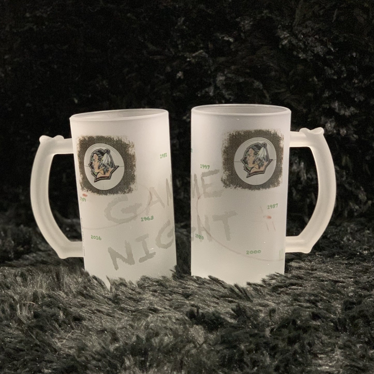 Sioux Game Night Frosted Stein (16 oz)
