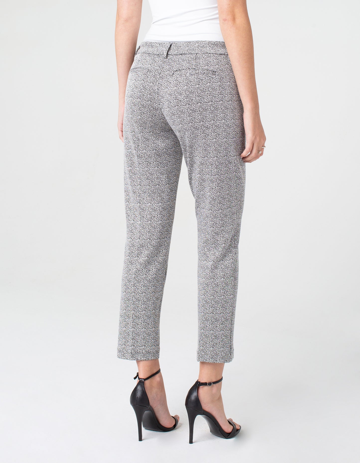 Liverpool Kelsey Knit Trouser Black & White