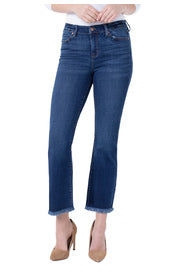 Liverpool Lucy Kick Flare with Raw Hem