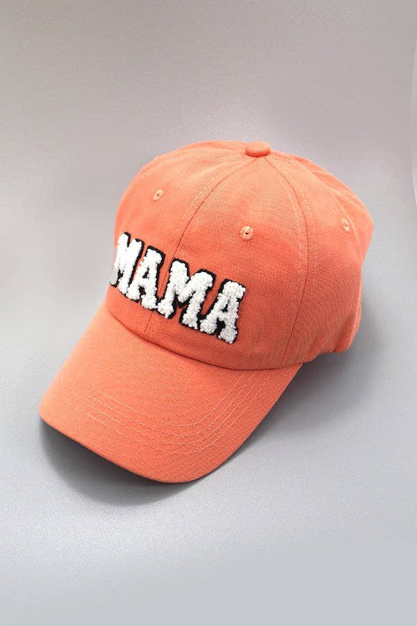 Mama Baseball Hat (Sherpa Lettering)