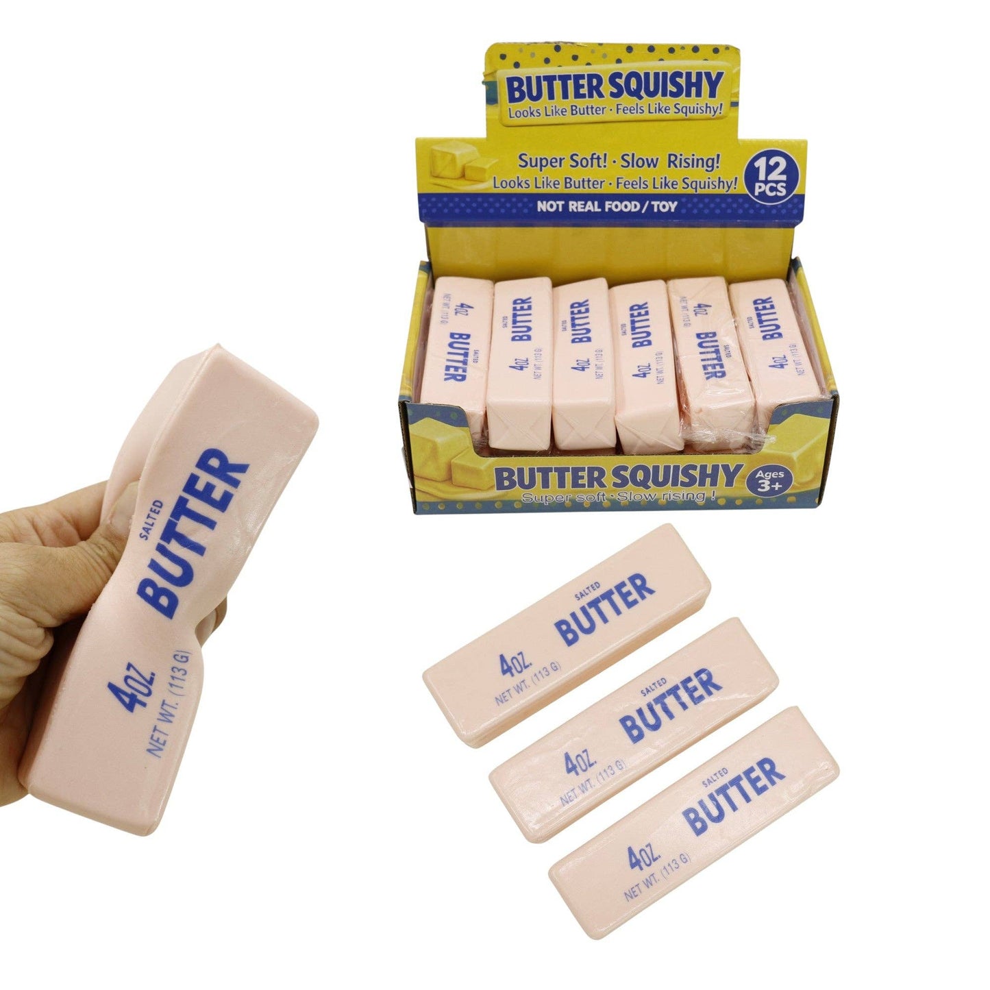 Pink Butter Soft Slow Rising Foam Squishy