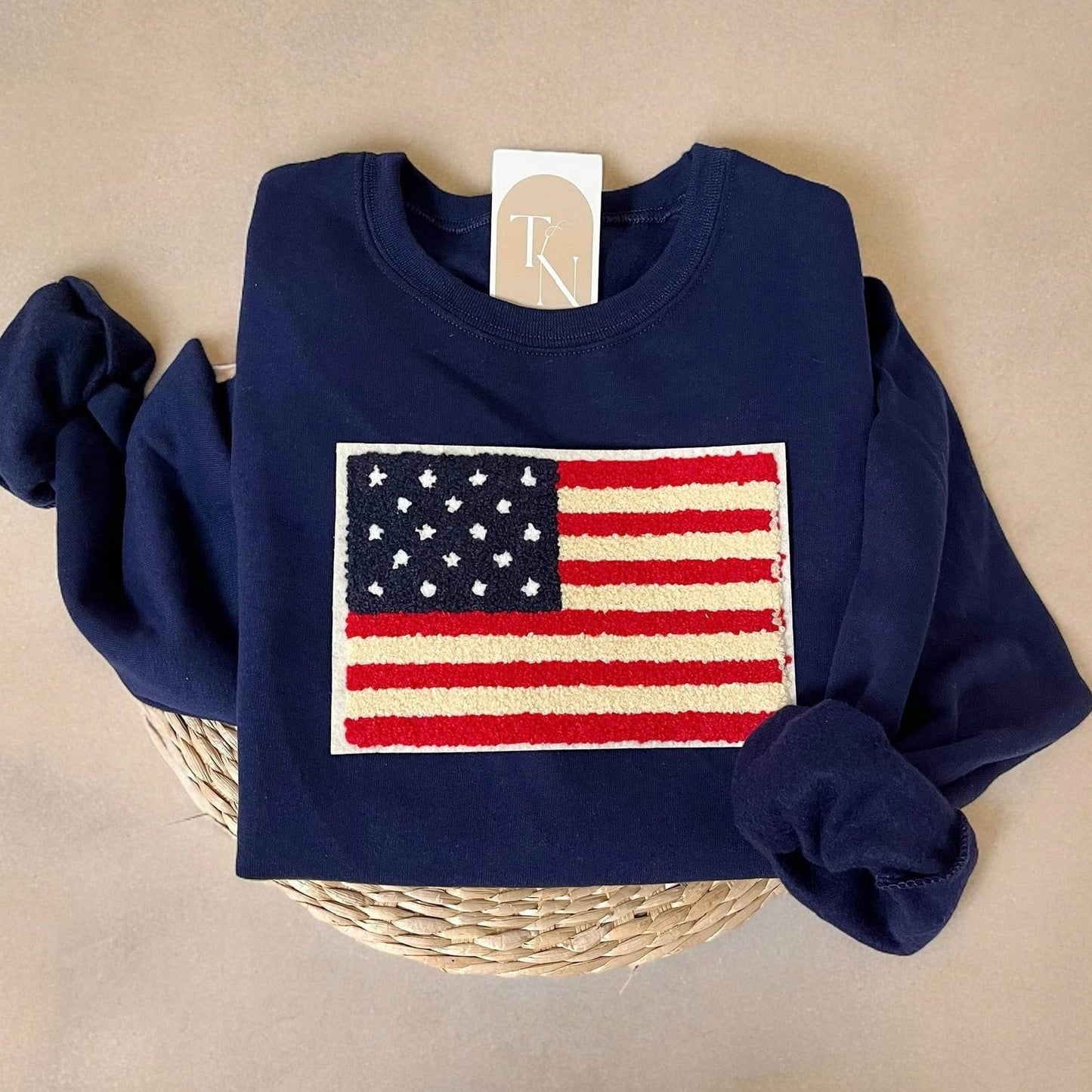 American Flag Sweatshirt