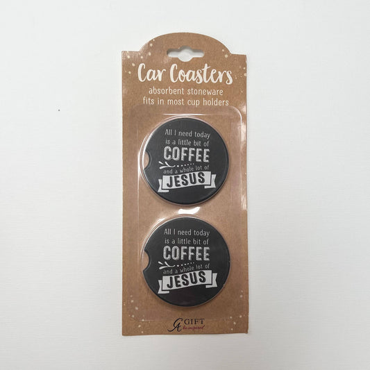 Car Coasters (Absorbent Stoneware)