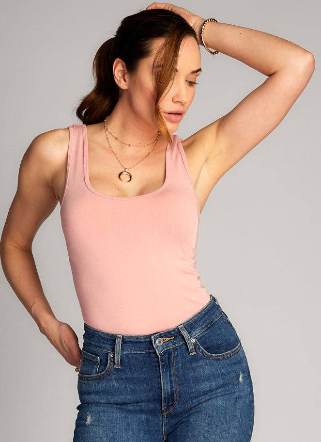 Bamboo Tank with Wide Straps