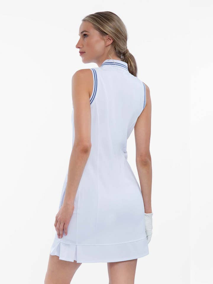 Emma Golf Dress (Granite/White & White/Granite)