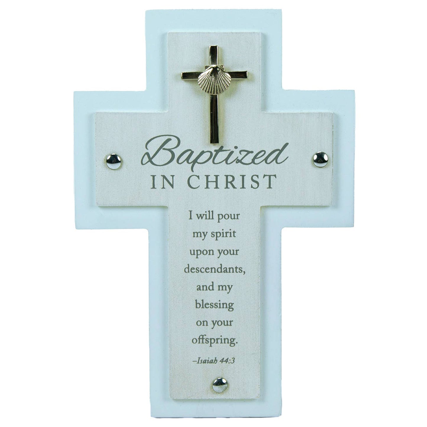 Baptism Cross (Blue & Pink)