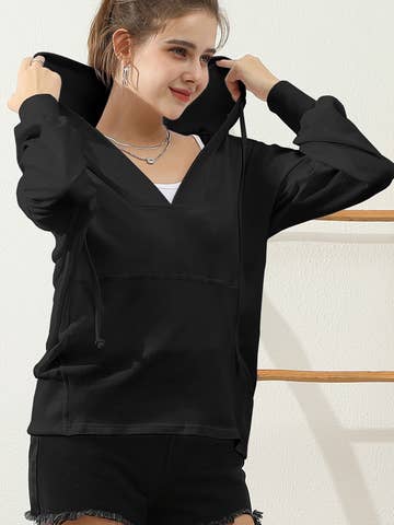 Basic Lightweight Pullover Hoodie Sweatshirt (Regular & Plus Size)