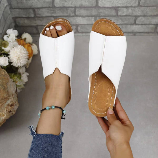 Trendy Simple Wedge Sandals