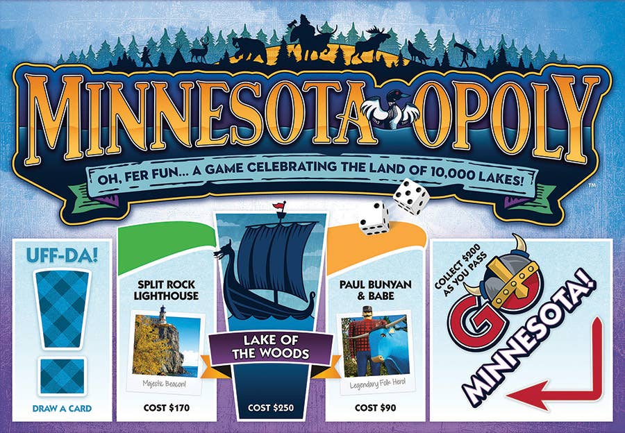 Minnesota-Opoly (state) Board Game