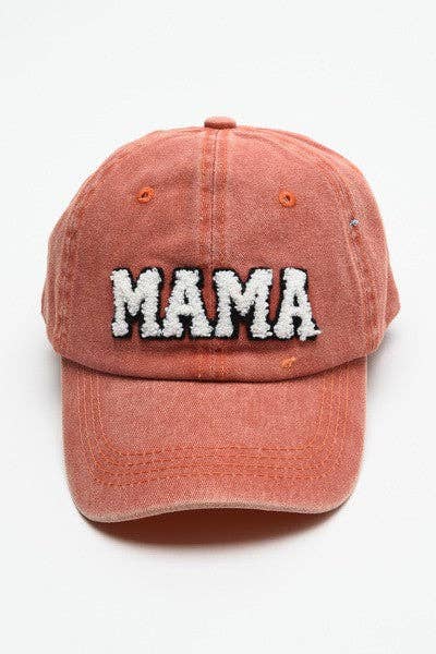 Mama Baseball Hat (Sherpa Lettering)