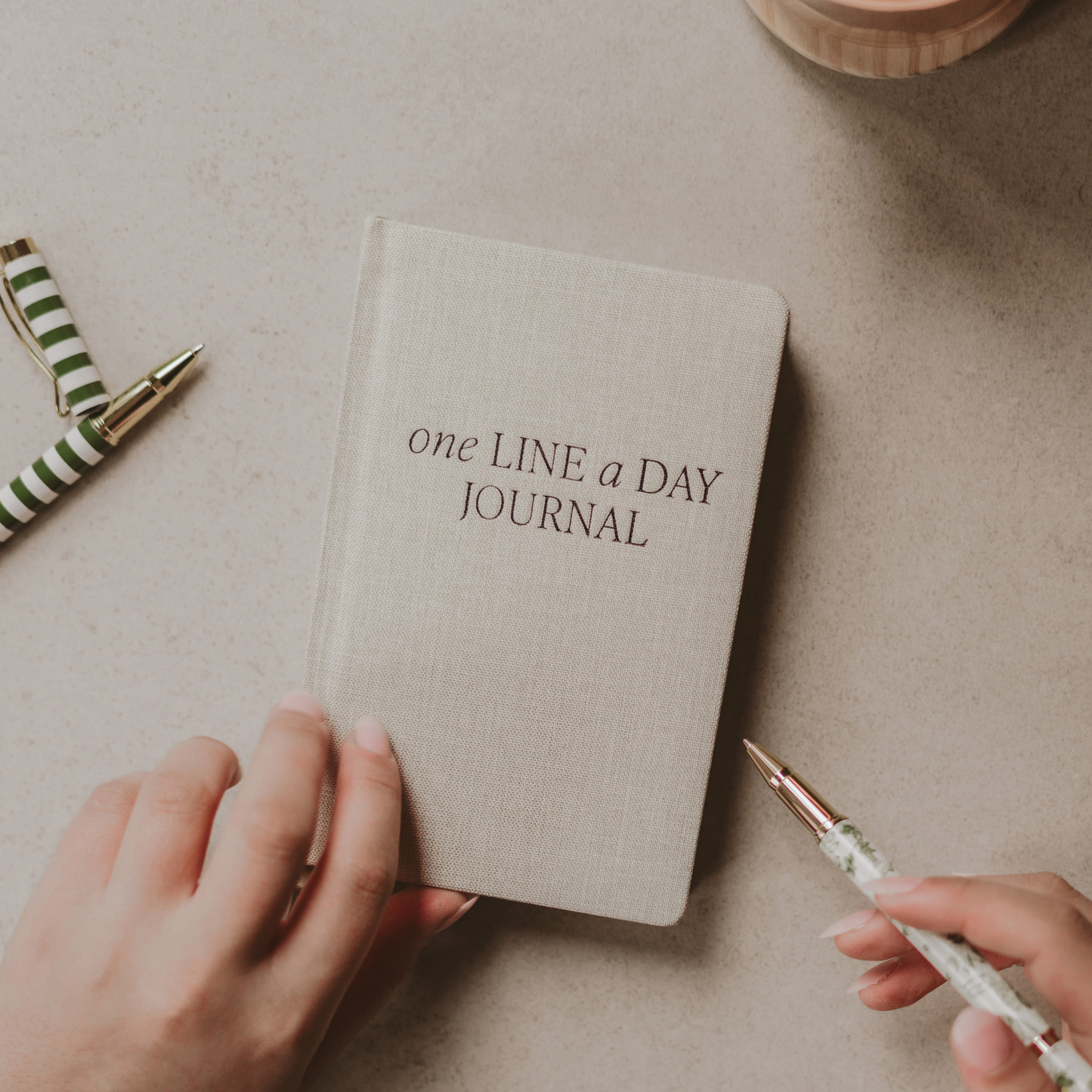 One Line A Day Fabric Journal