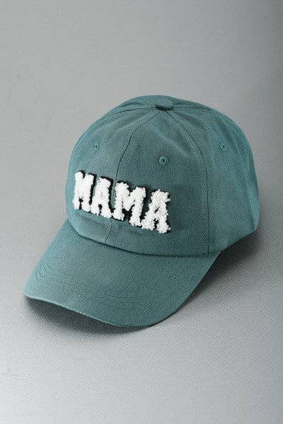Mama Baseball Hat (Sherpa Lettering)