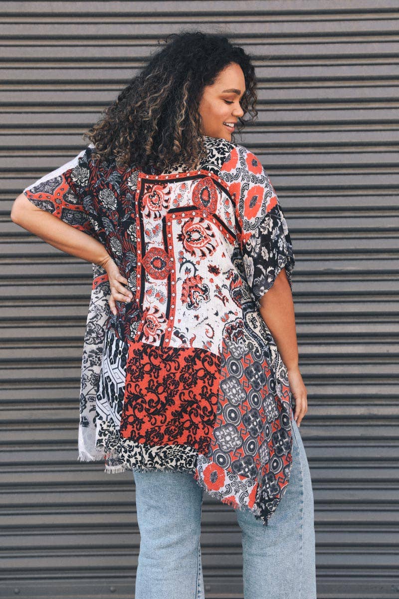 Floral Patchwork Kimono