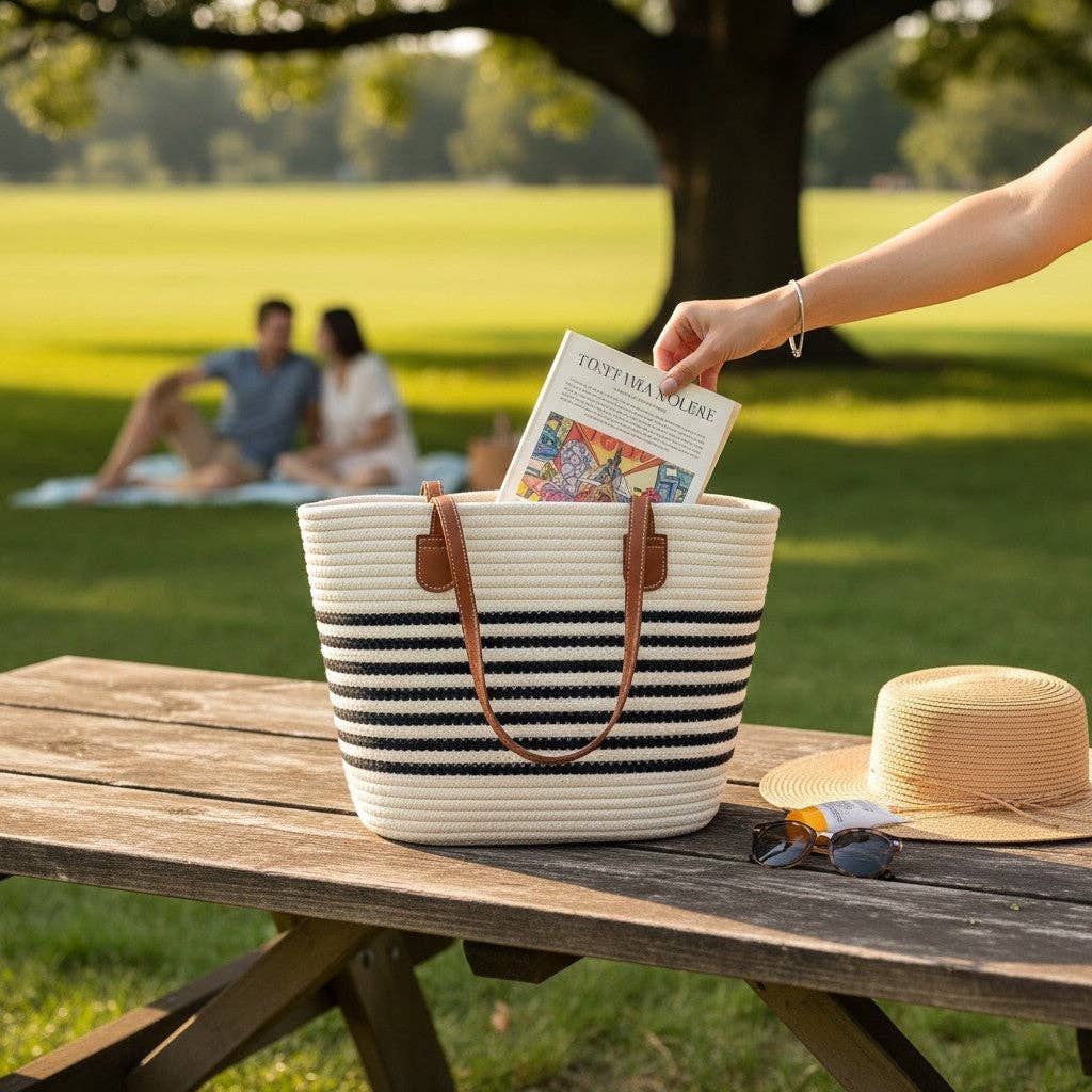 Rattan Beach Shoulder Bag