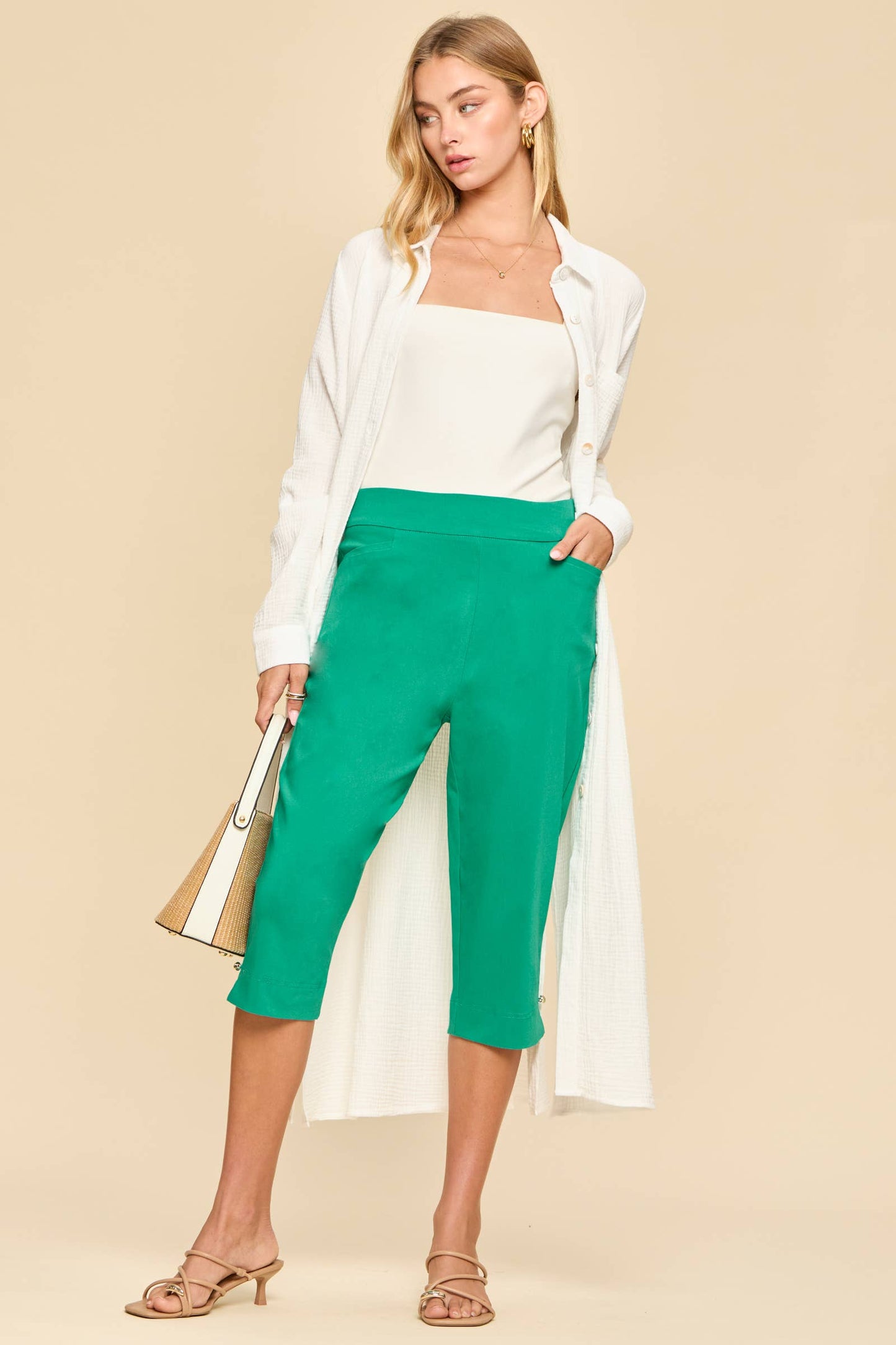 Pull On Capri Pants