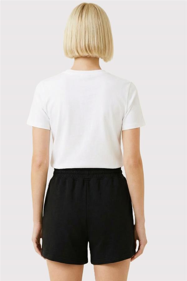 Elastic Draw Sting Waist Shorts with Pockets