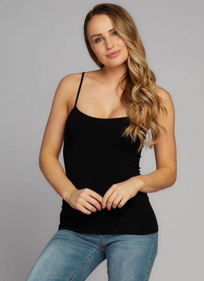 Bamboo Adjustable Spaghetti Strap Cami