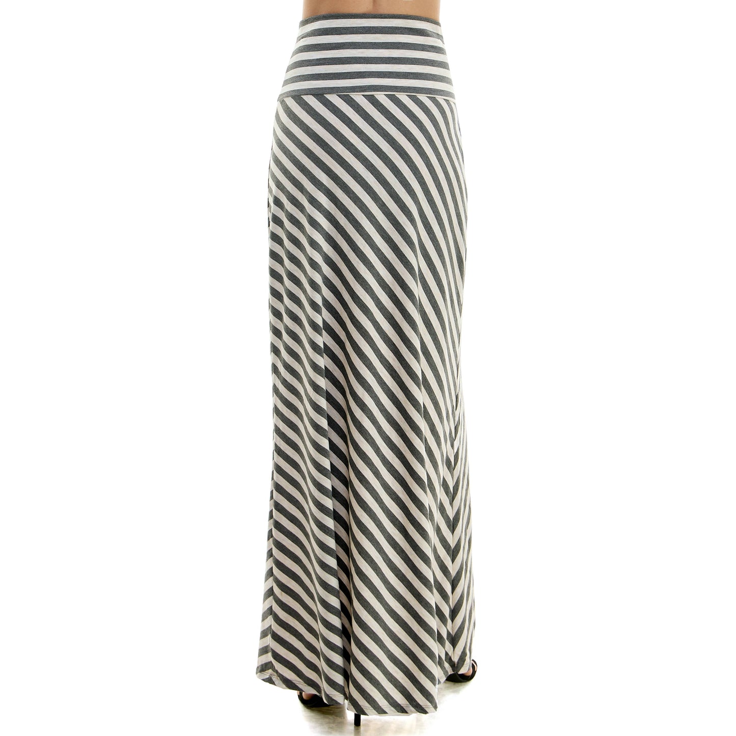 High Waist Maxi Basic Skirt