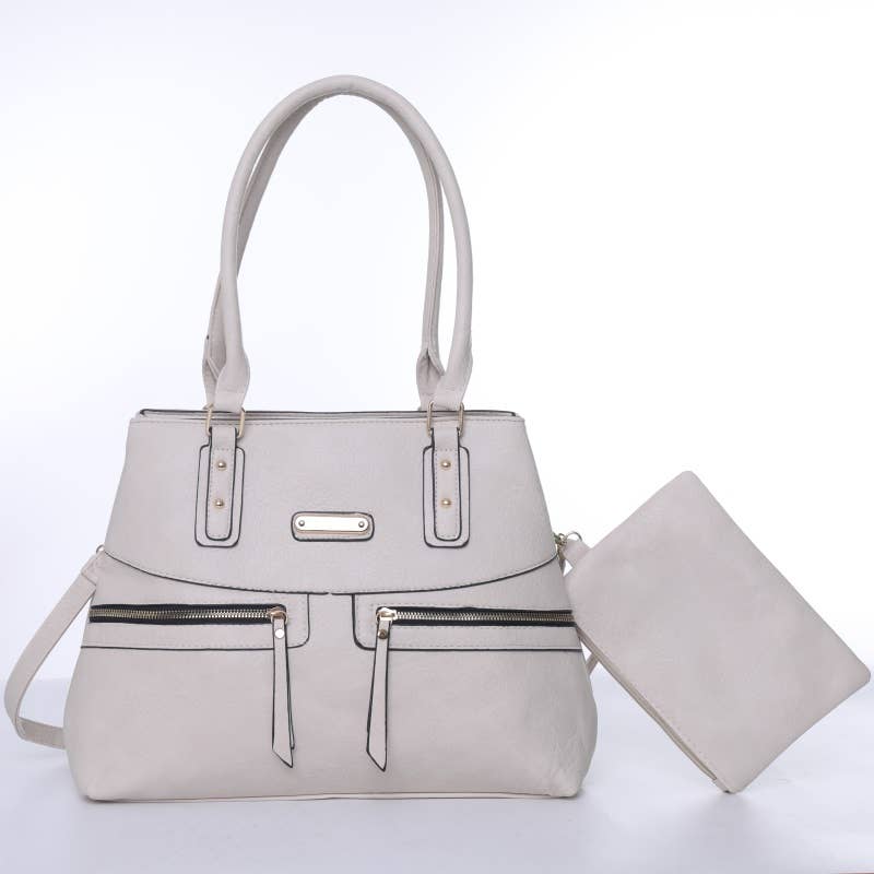 Handbag Purse Tote Clutch with Satchel Handle