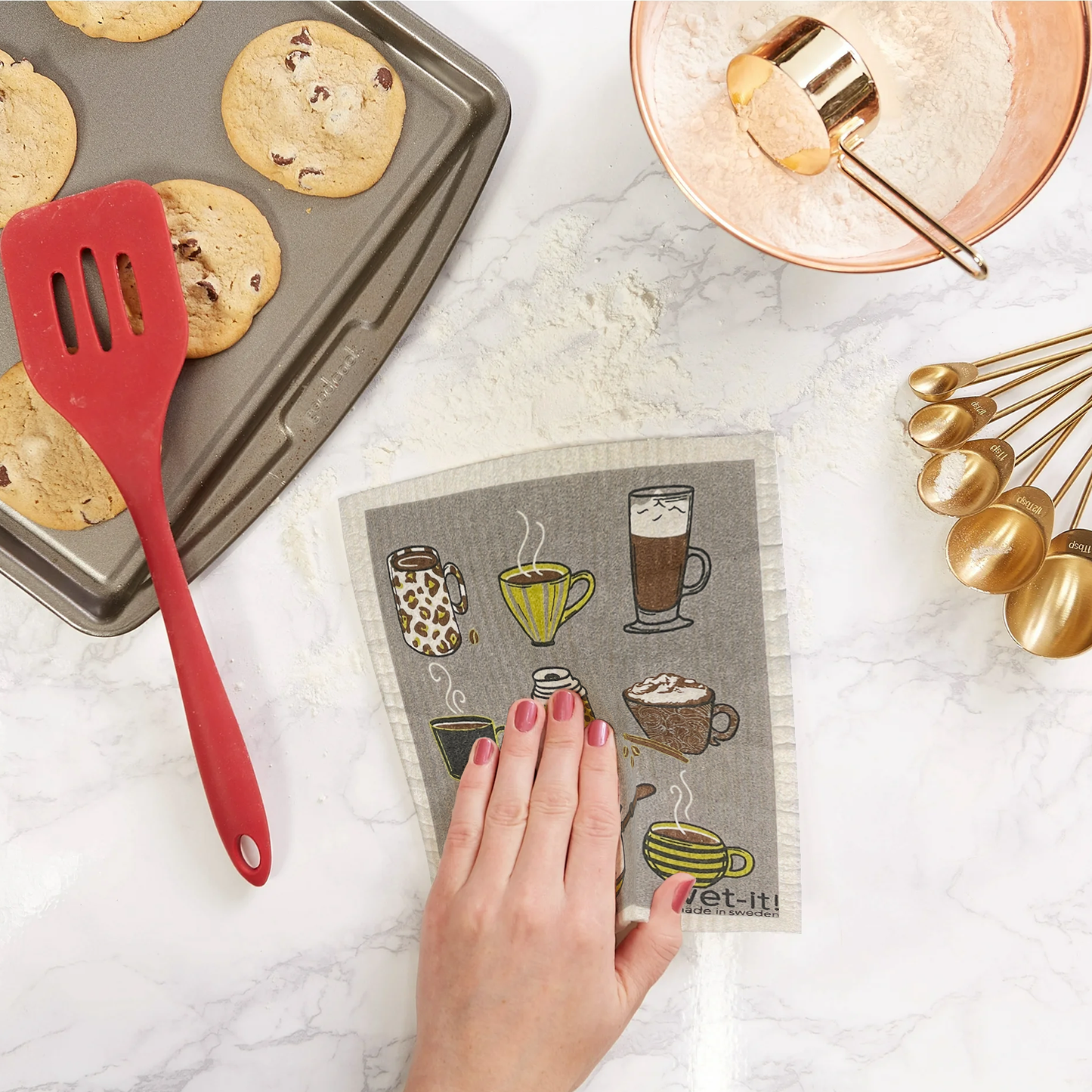 Coffee Shop Swedish Cloth