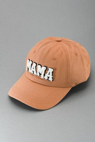 Mama Baseball Hat (Sherpa Lettering)