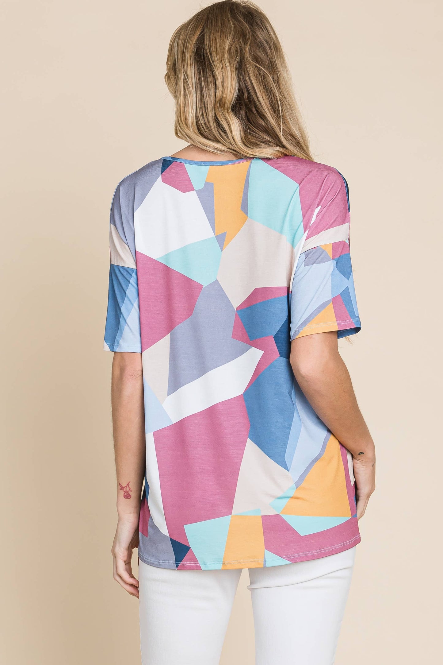 Casual Relaxed Fit Colorful Shirt