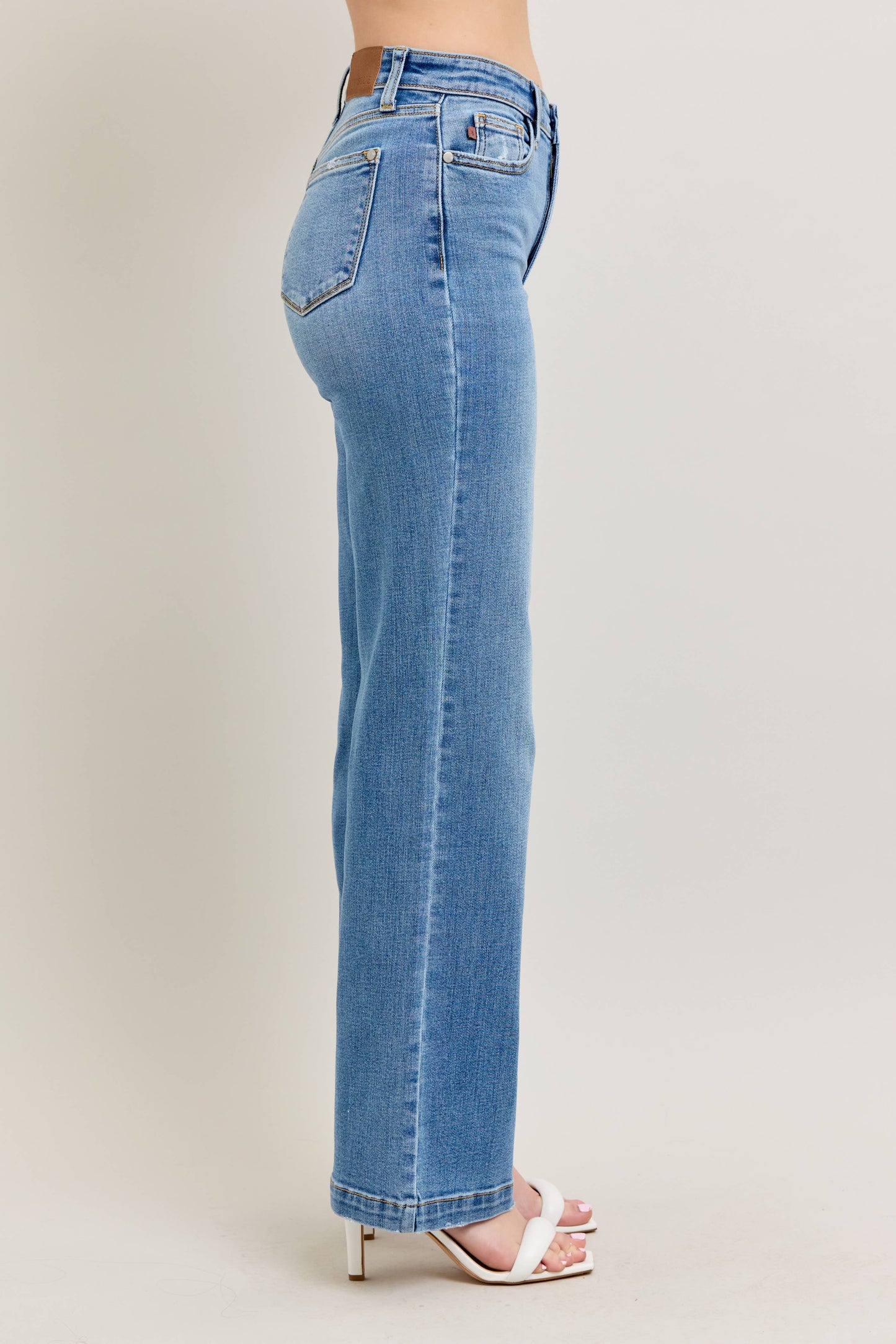 Judy Blue High Waisted Trouser Straight Fit