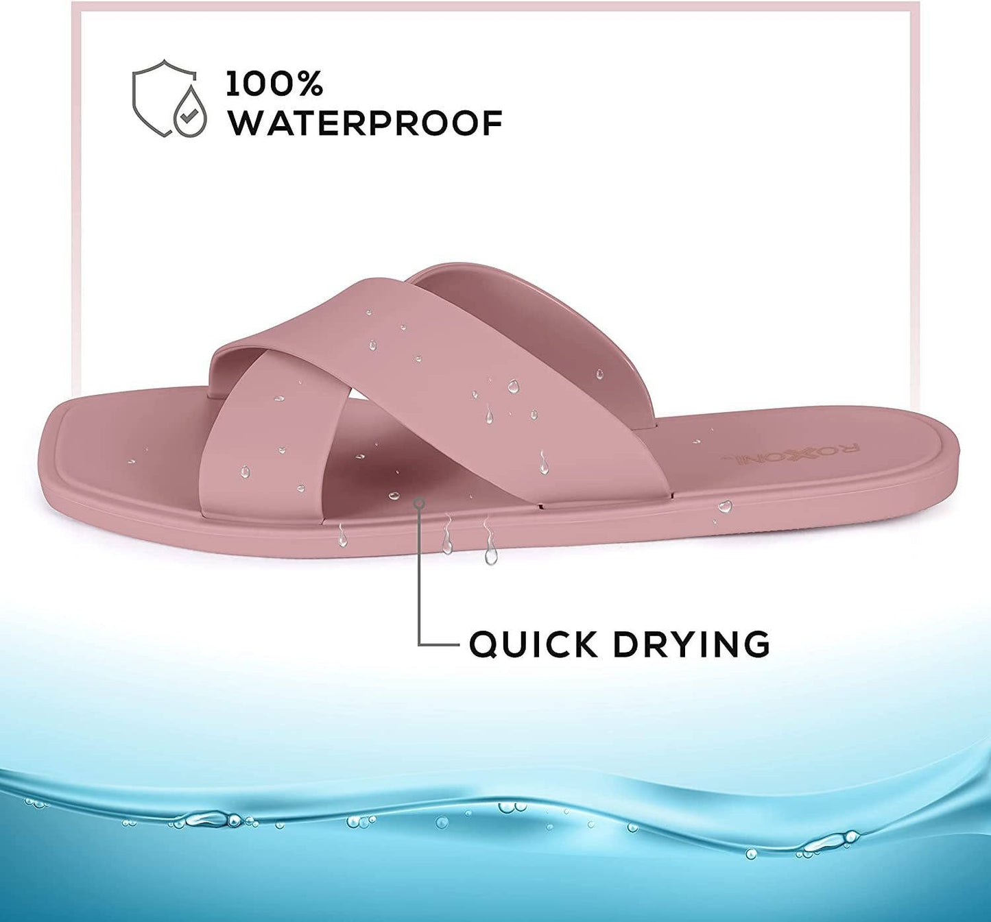 Women's Matte Colored Criss Cross Strap Sandal