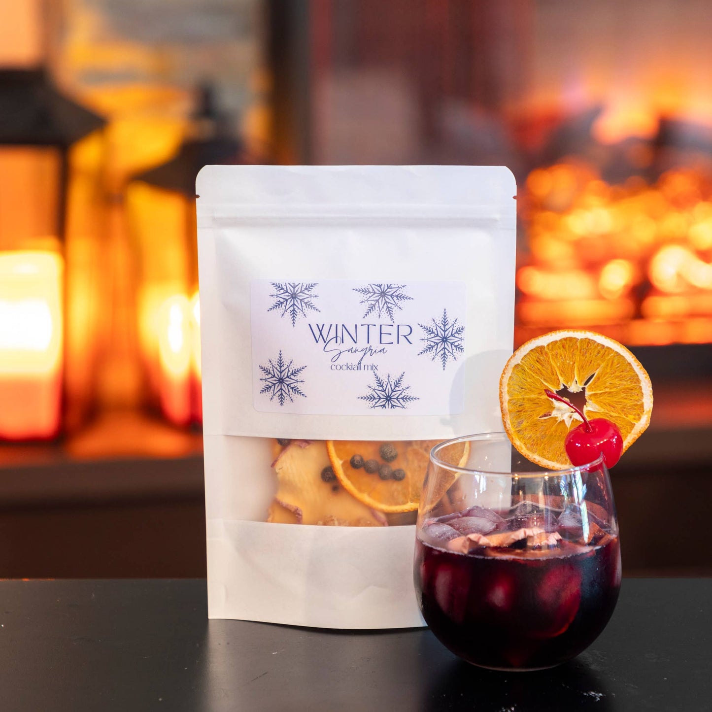 Winter Sangria Drink in a Bag