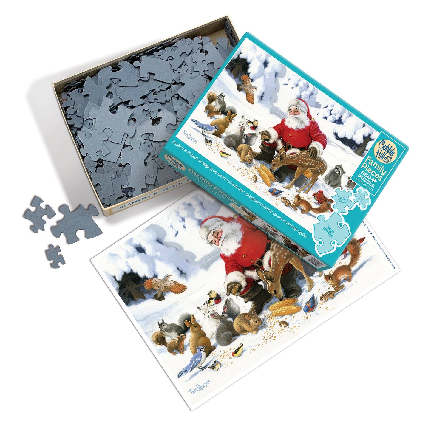 Santa Claus and Friends (Family) 350pc puzzle