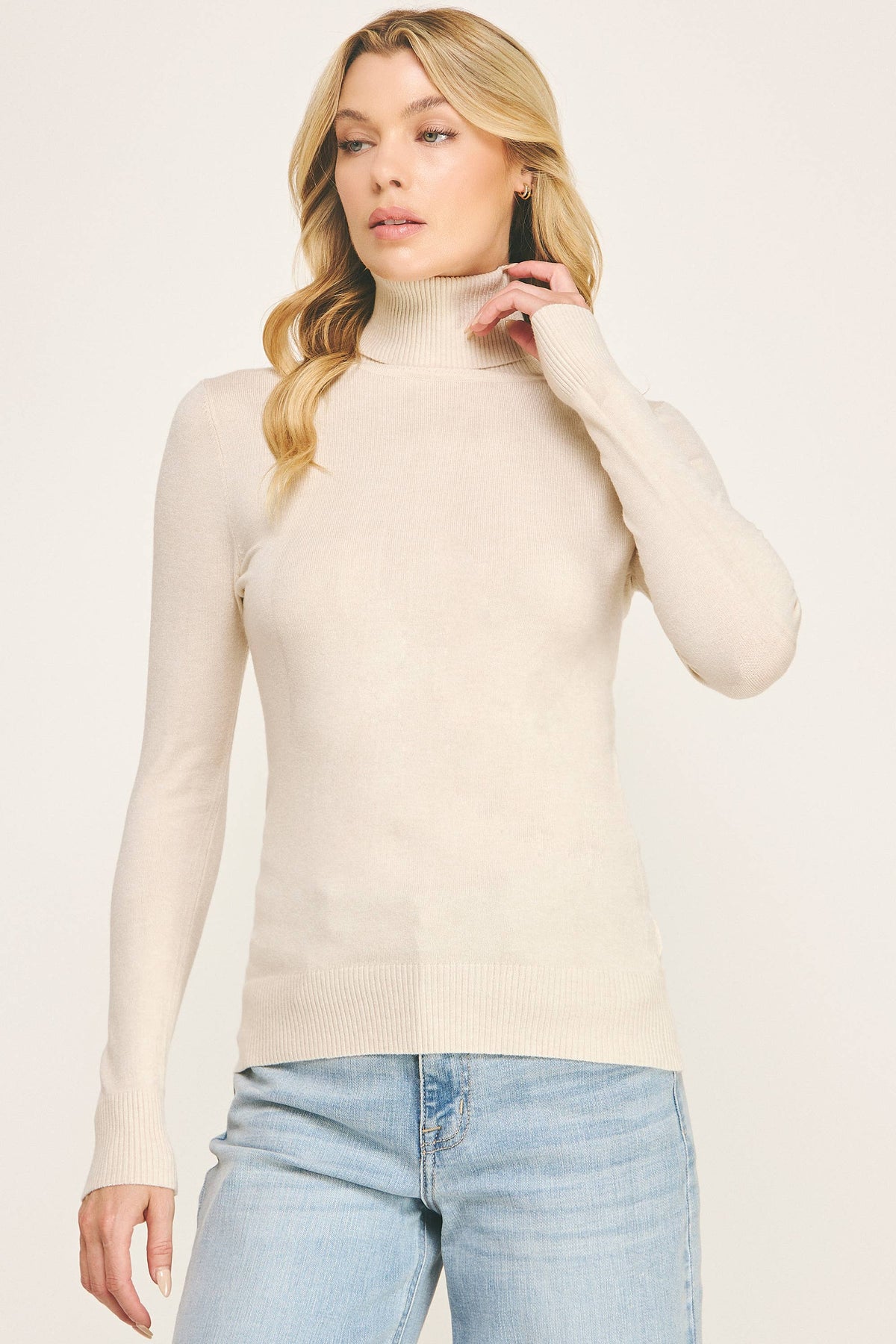 Classic Turtleneck Knit Sweater (variety of colors)