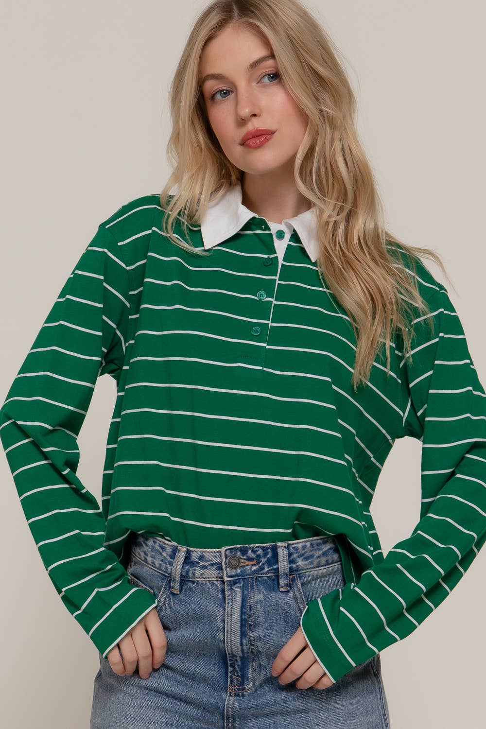 Long Sleeve  Polo Shirt