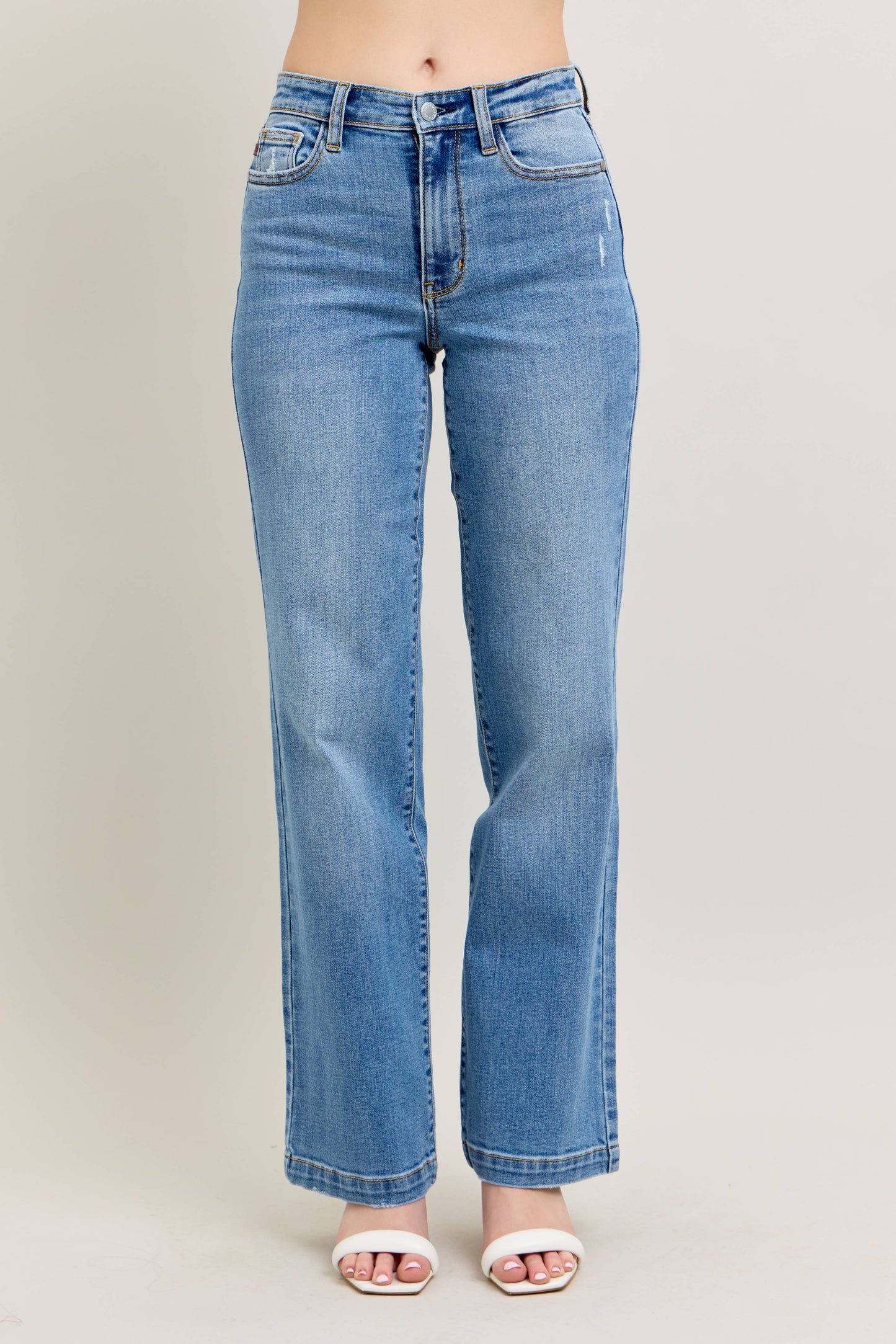 Judy Blue High Waisted Trouser Straight Fit