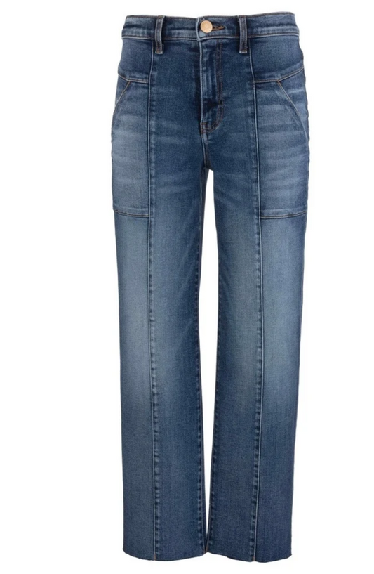 Kut Avery Hight Rise Easy Straight Front Yokes