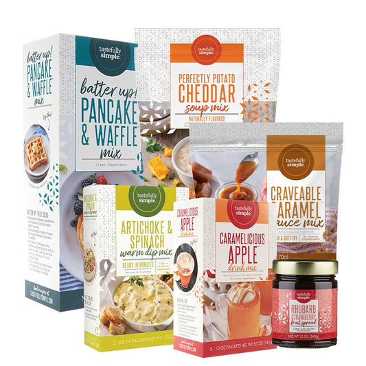 Tastefully Simple Breads, Cakes, Dips & Soups