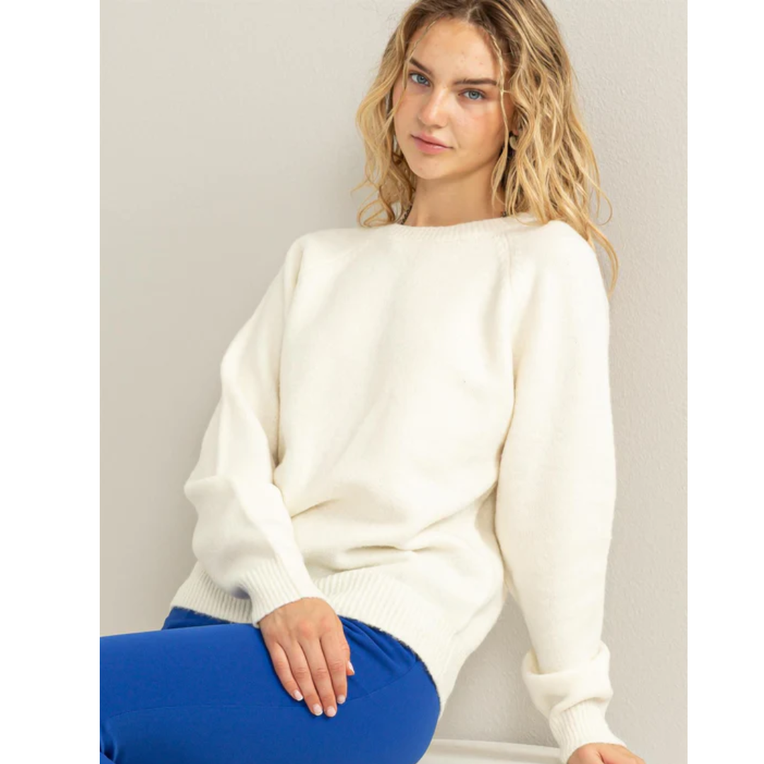 Ribbed Knit Long Sleeve Sweater